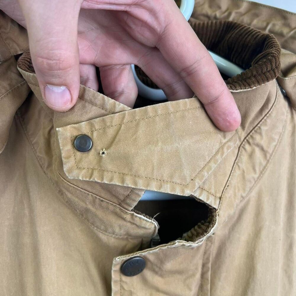 Vintage Polo Ralph Lauren Waxed Cotton Field Jacket Size XL - Picture 6 of 8